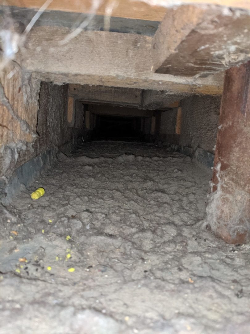 before air duct cleaning